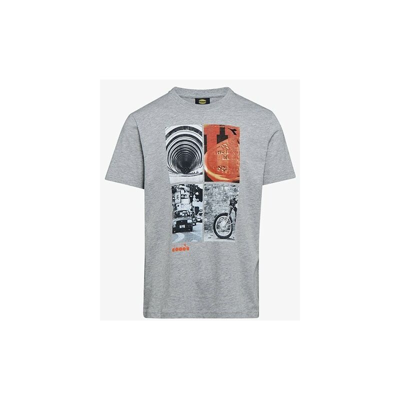 foto del prodotto t shirt da lavoro diadora graphic organic grigio melange 702.176914 size xxl