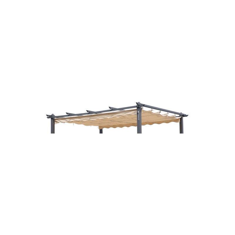 foto del prodotto top telo ricambio copertura gazebo pergola 3x4 mt poliestere ecr 2018 cover