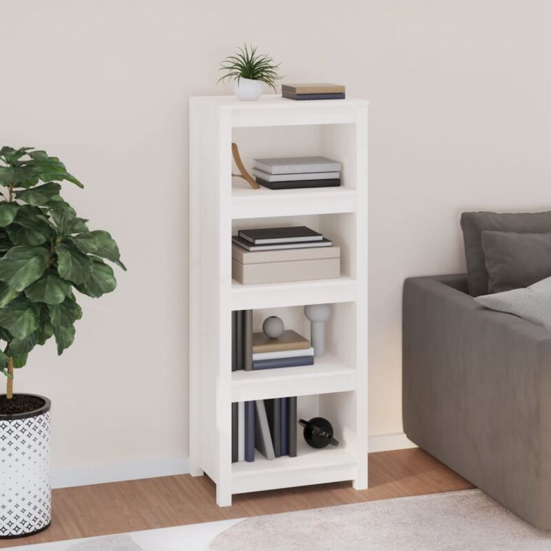 foto del prodotto furniture limited libreria bianca 50x35x125,5 cm in legno