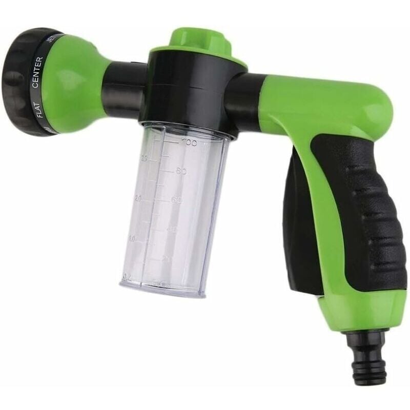 foto del prodotto ugello spruzzatore per tubo da giardino con serbatoio per sapone fertilizzante