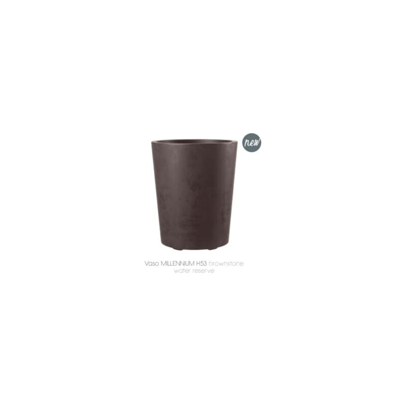 foto del prodotto deroma vaso millennium rinf. h53 brownstone
