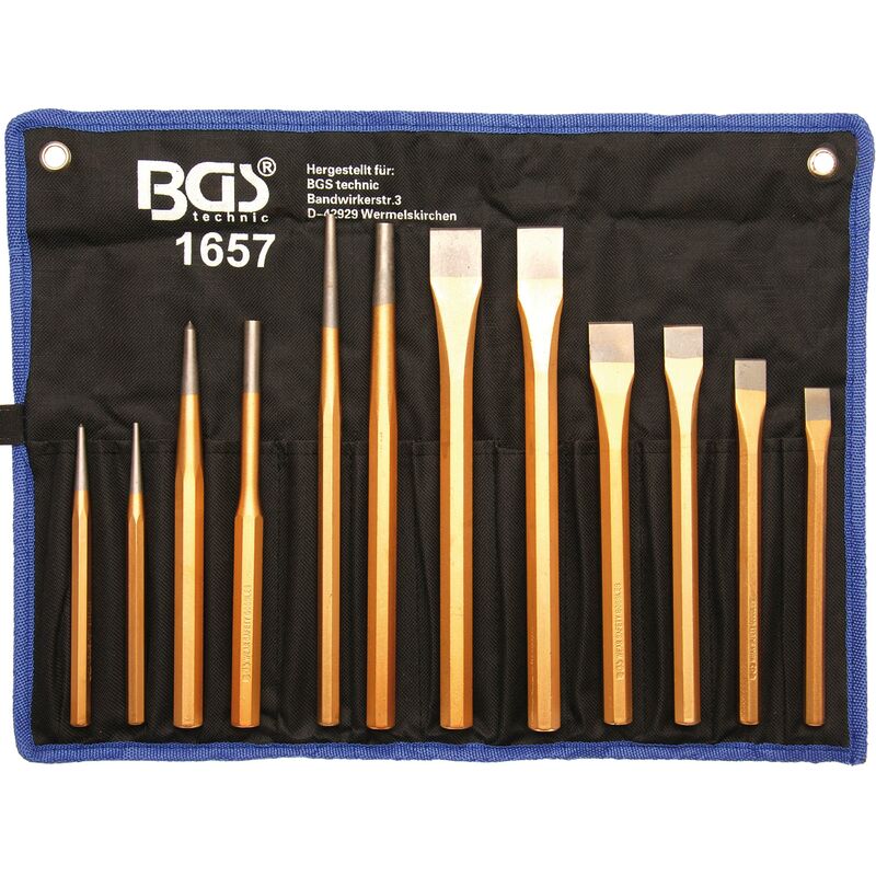 immagine 0 del prodotto set cacciaspine scalpelli punteruoli 12 pz.