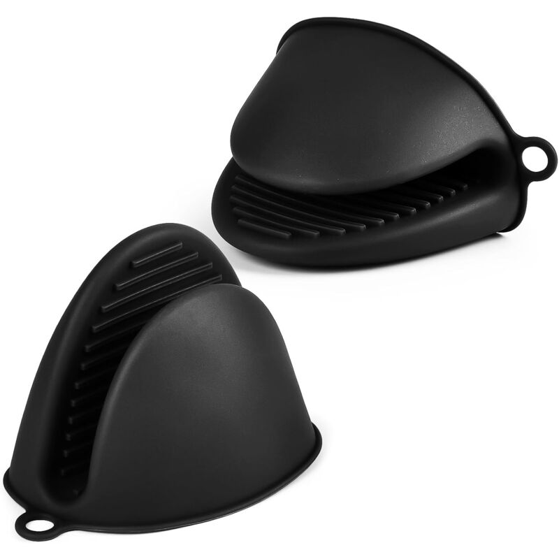 foto del prodotto guanti da forno spessi in silicone, 1 paio di guanti da forno resistenti al calore, guanti da cucina antiscivolo, guanti da forno resistenti al