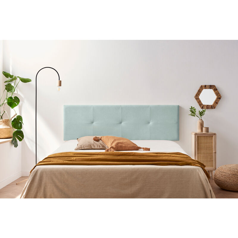 foto del prodotto testiera imbottita altea acualine 145x50x5 cm moonia