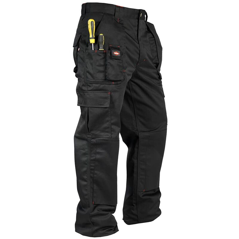foto del prodotto lee cooper workwear, pantaloni cargo da lavoro, nero, 34w 31l