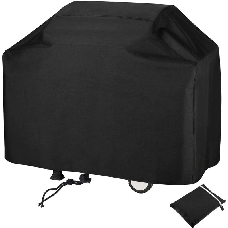 foto del prodotto telo copri barbecue, telo protettivo per barbecue, copertura per griglia antivento anti uv anti acqua anti umidit anti polvere 145x61x117 cm