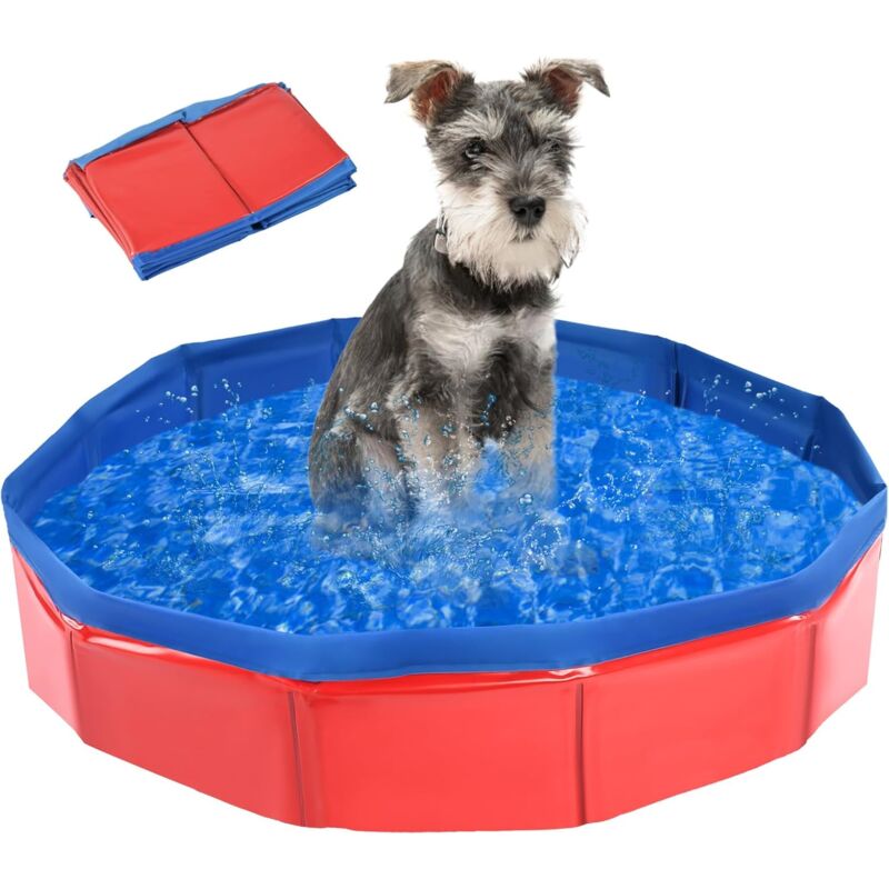 foto del prodotto vasca da bagno per cani, piscina per cani, piscina per cani e gatti, piscina per animali domestici, piscina pieghevole per cani, piscina pieghevole