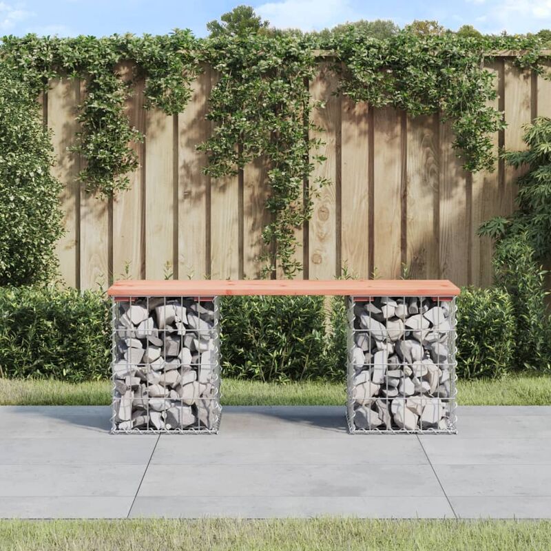 foto del prodotto vidaxl furniture limited panca da giardino design gabbione 103x31x42