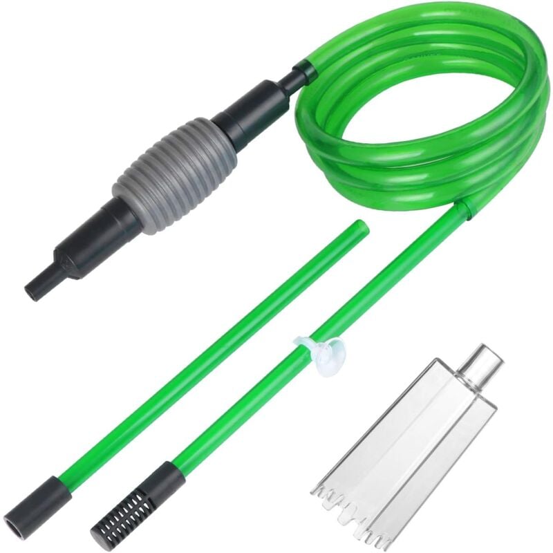 foto del prodotto kit per il cambio dell acqua dell acquario, kit per la pulizia della ghiaia dell acquario con sifone per il cambio dell acqua e la pulizia della