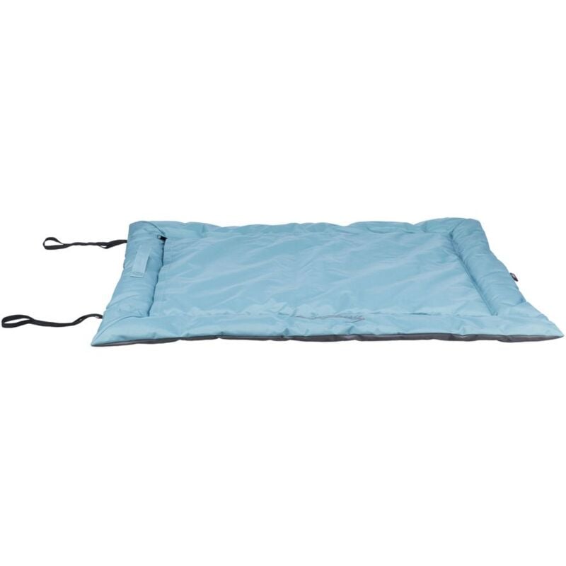 foto del prodotto coperta da viaggio samoa classic azzurro grigio 120 80cm