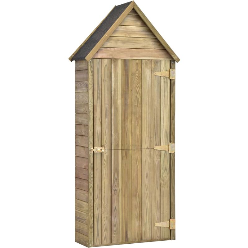 foto del prodotto furniture limited capanno da giardino con porta 69,5x32x178 cm