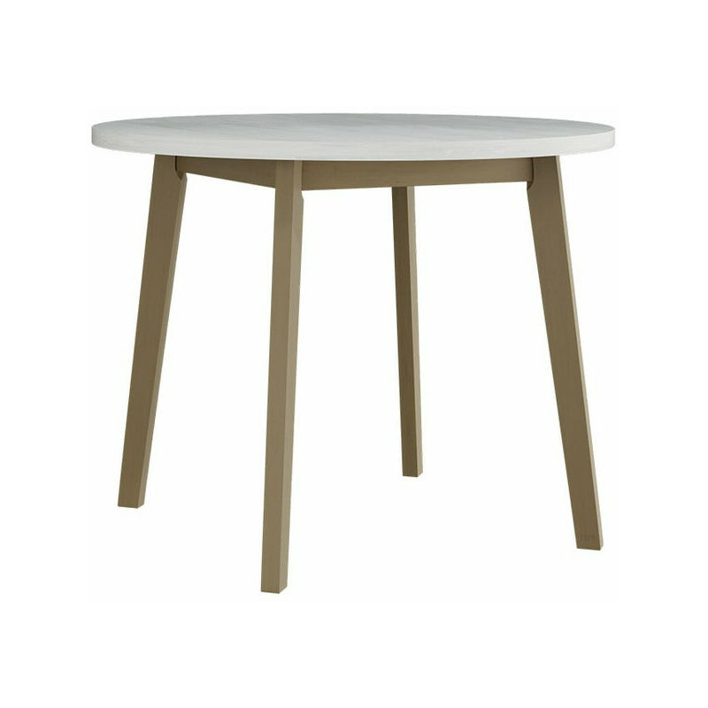 foto del prodotto tavolo victorville 128, bianco, 75x0x0cm, senza, truciolare laminato, legno