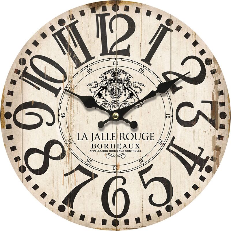 foto del prodotto signes grimalt orologio da muro adorno bordaux wall watch brown watches 4x34x34cm 24454