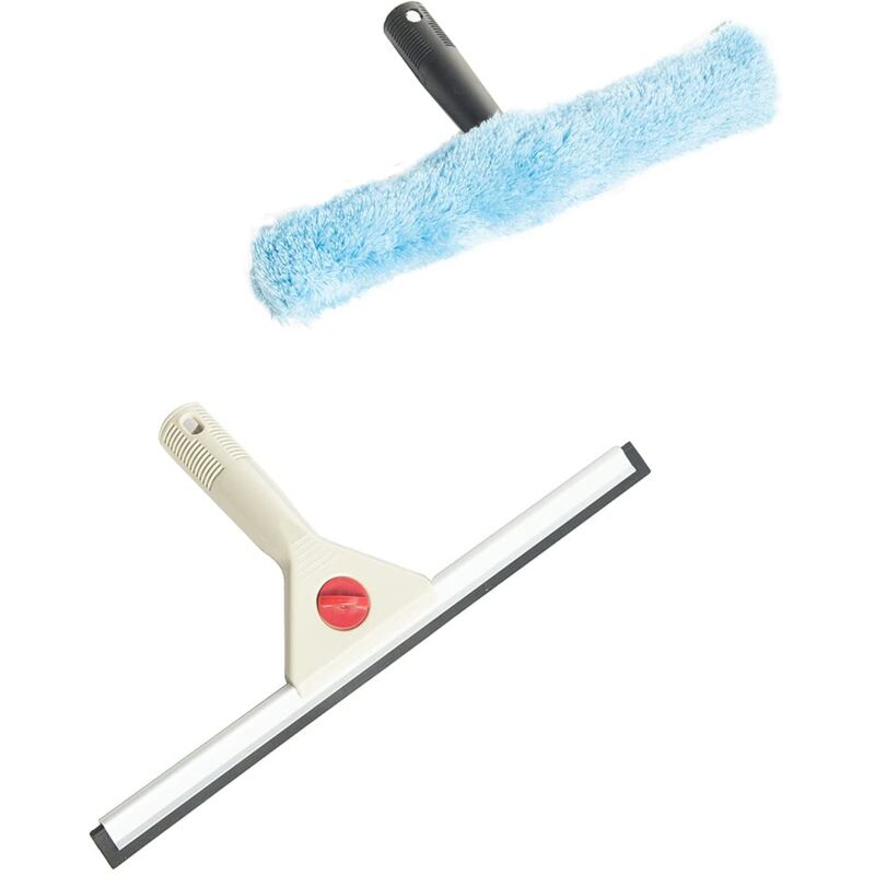 foto del prodotto taxon kit vello per vetri professionale completo cm. 35 tergivetro professionale cm. 35, argentoblu