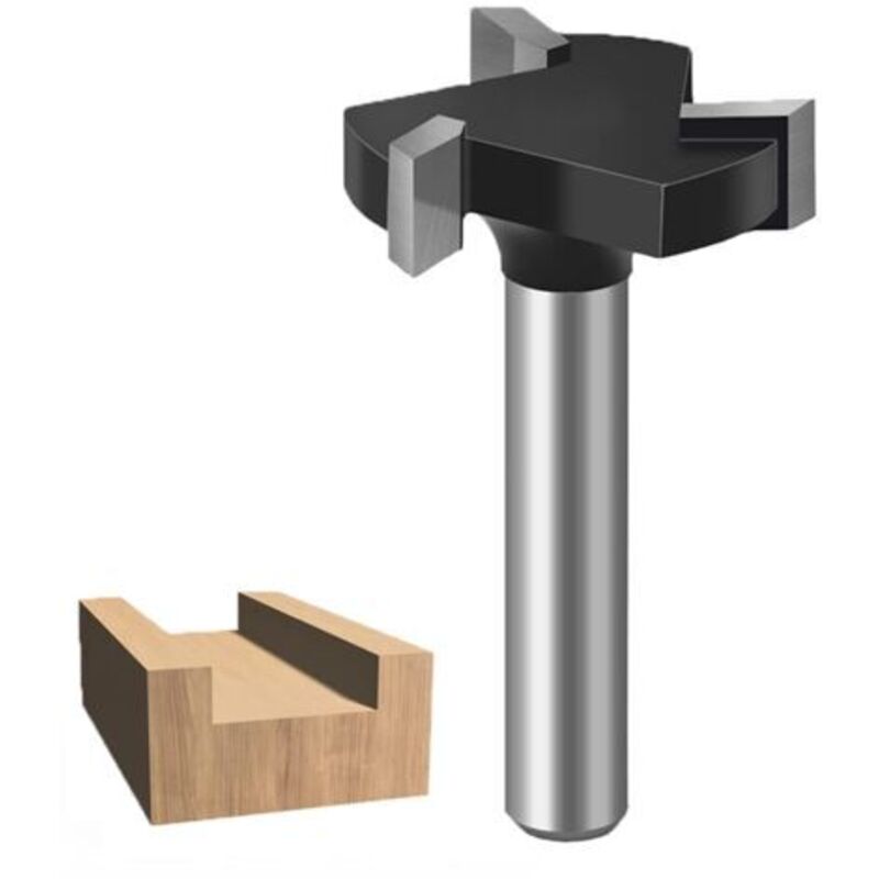 foto del prodotto fresa per superfici di alette con gambo da 6 mm, punte da trapano per lavorazione del legno in carburo di tungsteno