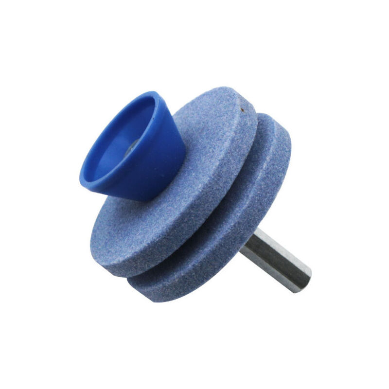 foto del prodotto affilatrice per lame di tosaerba, mola per affilatura di utensili da giardino, affilatrice di ricambio per utensili da tosaerba blu 