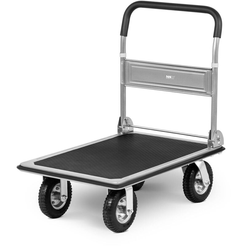 foto del prodotto carrello con pianale 300 kg carrello piattaforma portapacchi portatutto 80x60cm