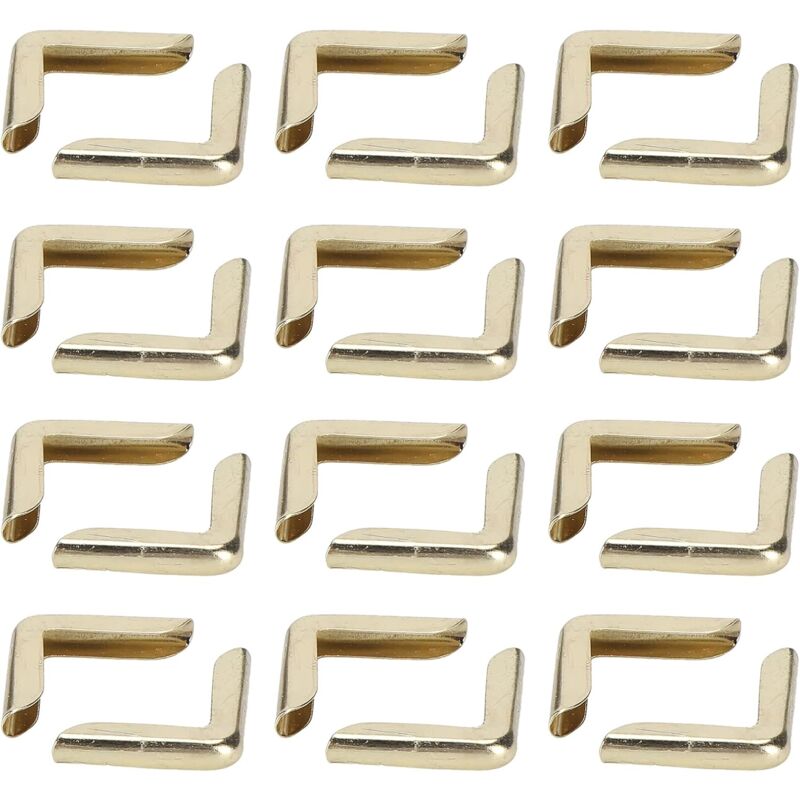 foto del prodotto sollbry 100 pezzi protezioni angolari per libri, protezioni angolari vintage oro per libri protezioni angolari decorative per album fotografici,