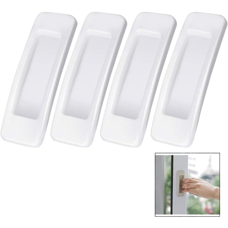 foto del prodotto sollbry set di 4 maniglie adesive per porte scorrevoli, maniglia adesiva per portafinestra, maniglia adesiva per portafinestra, maniglia per