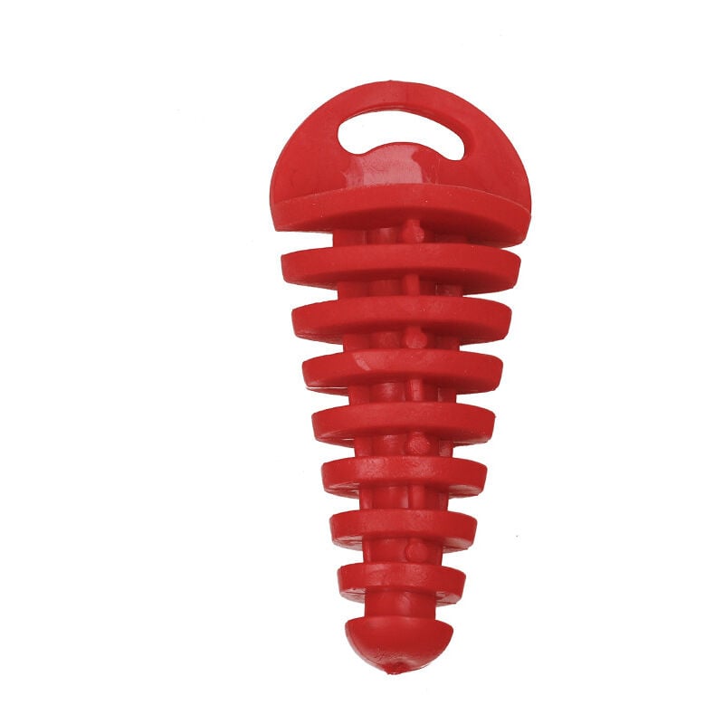 foto del prodotto sollbry tappo per tubo di scarico impermeabile per moto rosso