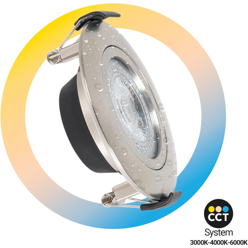 foto del prodotto faretto da incasso led esterno 7w cct 630lm taglio 70mm