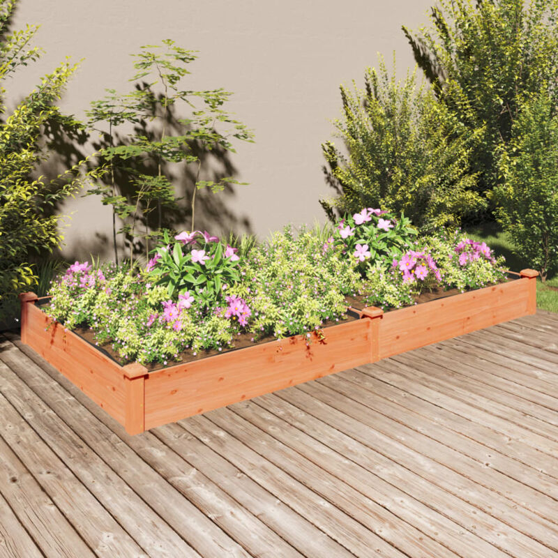 foto del prodotto furniture limited fioriera da giardino fodera marrone