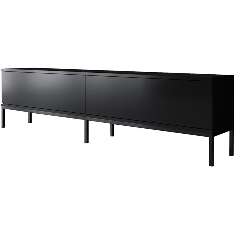 foto del prodotto mobilier1 mobile tv 2 ante ribaltabili nero l180 cm lord