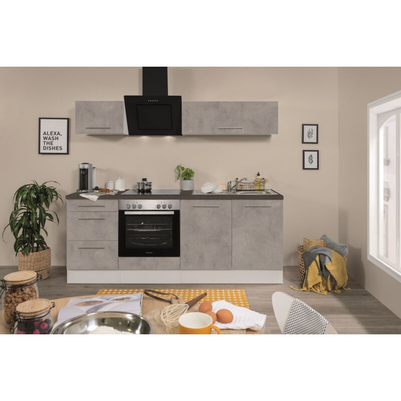foto del prodotto cucina blocco cucina blocco cucina in cemento amanda 240 cm respecta premium