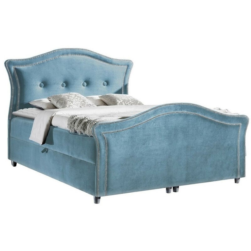 foto del prodotto letto continentale baltimore 136, magic velvet 2260, doppio, continentale, 140x200, arazzo, 150x214x130cm