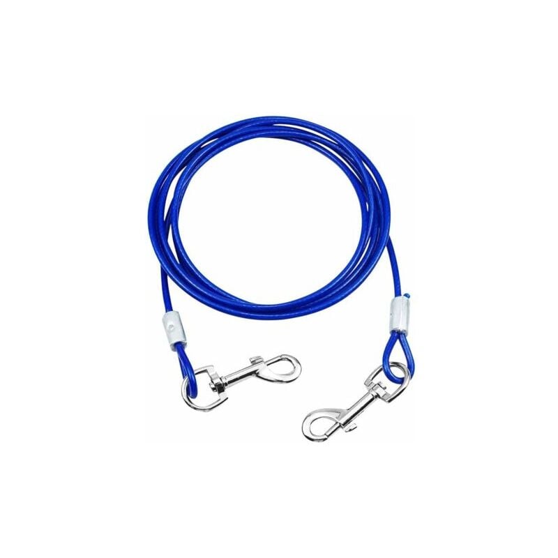 foto del prodotto guinzaglio per cani fino a 80 kg, 3 metri, guinzaglio per animali domestici per cani di piccola, media o grande taglia blu 