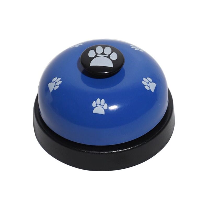 foto del prodotto campanello per cani, campanello per addestramento cani, dispositivo di comunicazione per animali domestici, blu