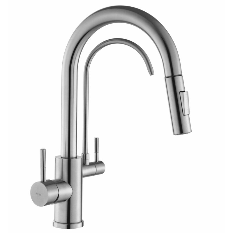 foto del prodotto rubinetto da cucina rea eco fresh brush nickel