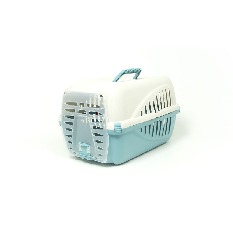 foto del prodotto trasportino pet animali domestici modello fufi colore azzurro