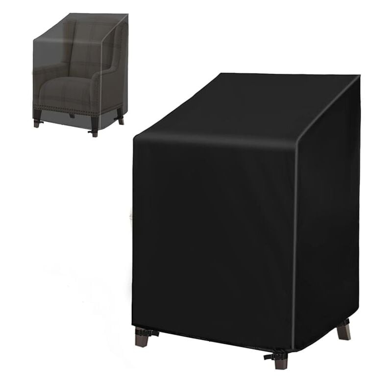 foto del prodotto sollbry copertura impermeabile per sedia oxford 210d 6575120 85 cm , copertura impilabile per poltrona mobili da giardino da esterno
