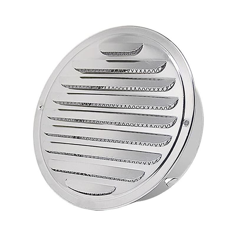 foto del prodotto sollbry griglia di ventilazione da 100 mm, griglia di ventilazione rotonda in acciaio inox, griglia di scarico dell aria con zanzariera, griglia di