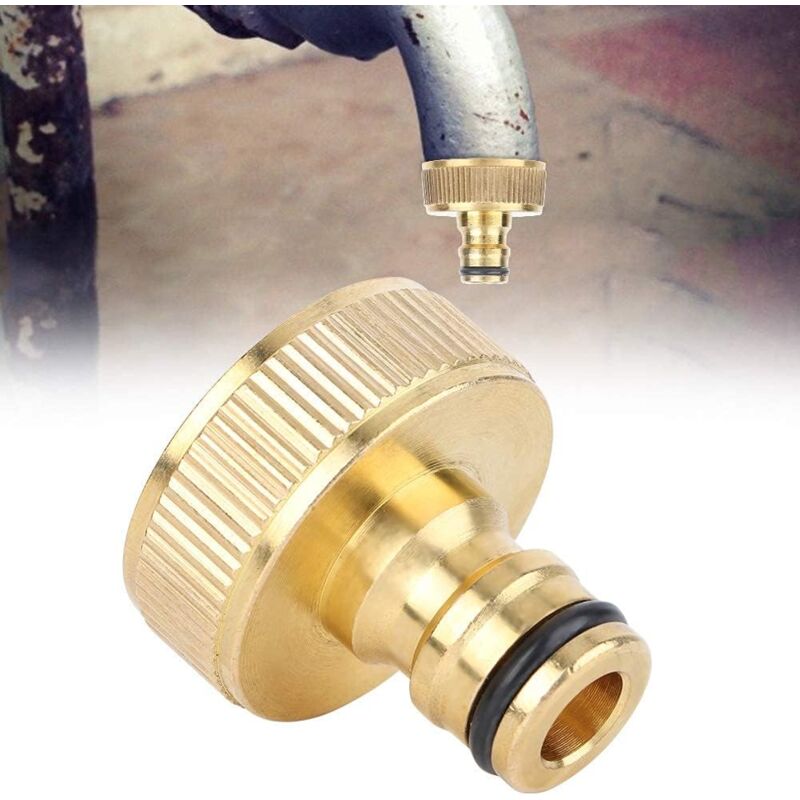foto del prodotto adattatore per tubo dell acqua, connettore rapido da 1 pollice per tubo da giardino, attacco femmina