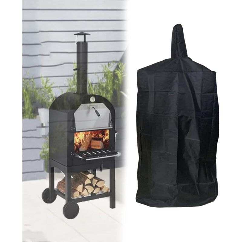 foto del prodotto sollbry copertura per forno per pizza, copertura protettiva impermeabile in tessuto oxford per forno a carbonella, forno per pane, barbecue