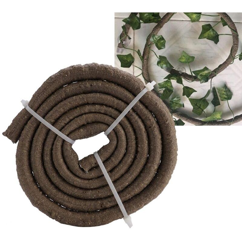 foto del prodotto ej.life ramo rampicante per rettili, 4,92 piedi, flessibile, per rettili, giungla, terrario, rattan, habitat per animali domestici, decorazione con