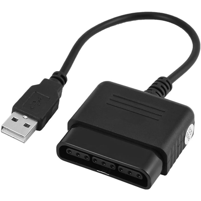 immagine 0 del prodotto sollbry convertitore controller ps2, adattatore controller ps2 a ps3, ps2 a usb per pc o ps3, controller cablato wireless ps1 ps2, compatibile con