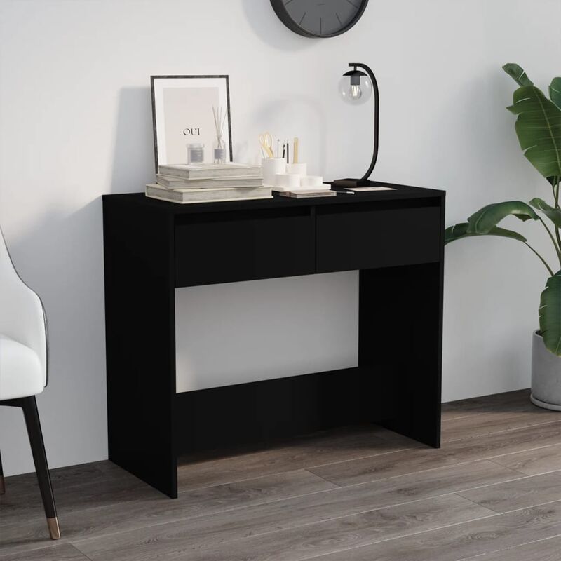 foto del prodotto furniture limited tavolo consolle nero 89x41x76,5 cm in acciaio