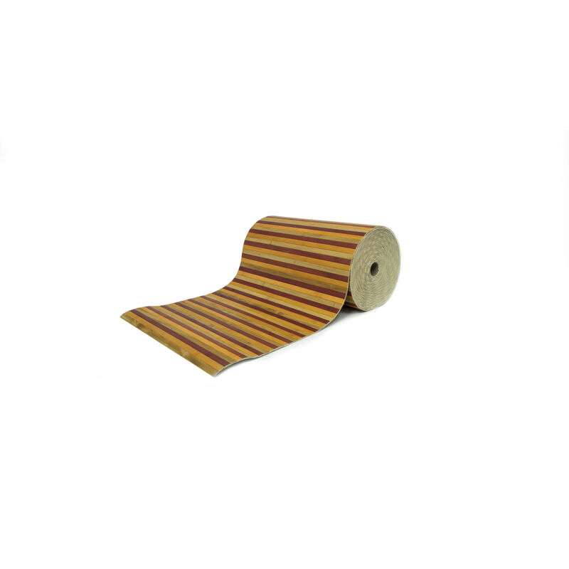 foto del prodotto tappeto bamboo passatoia antiscivolo degrad colore beige, misura50x140colorebeige