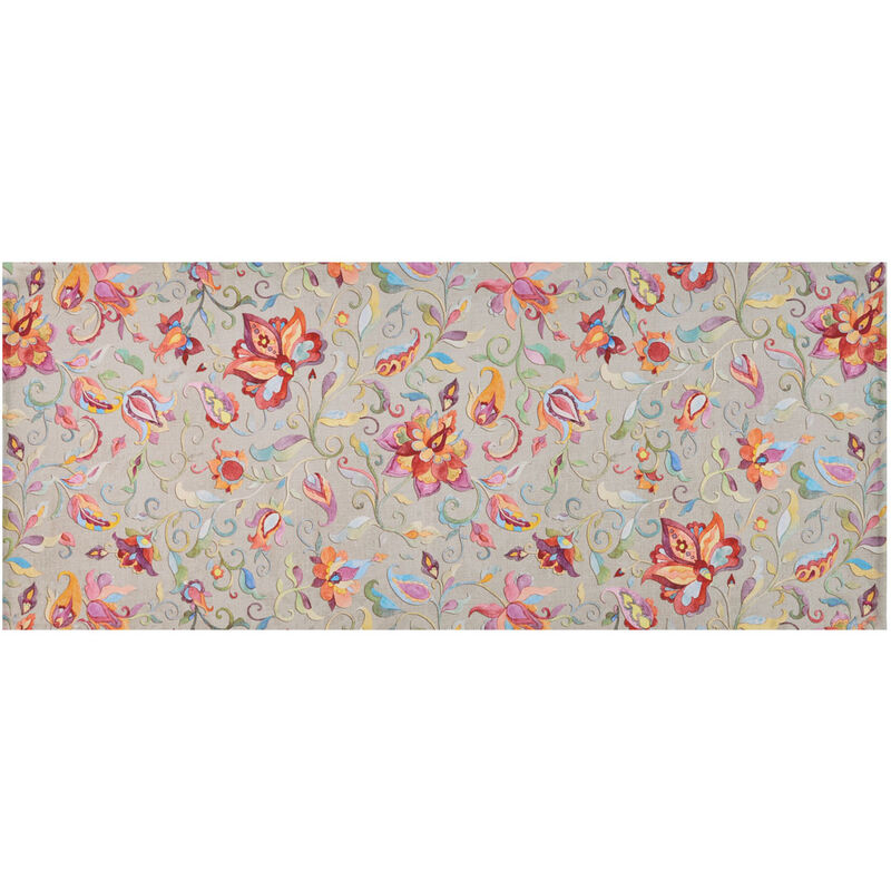foto del prodotto tappeto cucina antiscivolo stampa digitale emozioni fantasia paisley by suardi, misura58x80colorepaisley
