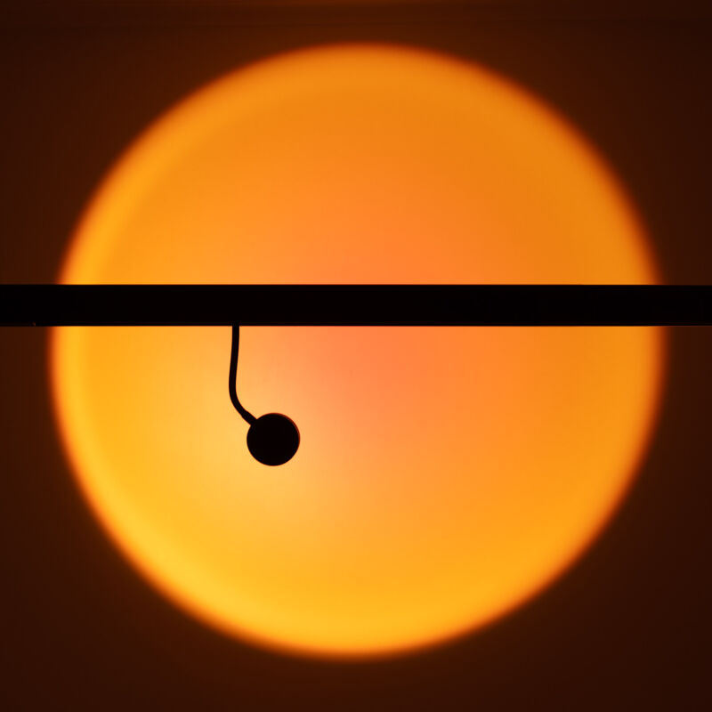 foto del prodotto lampada per binario magnetico 48v sunset 5w effetto tramonto