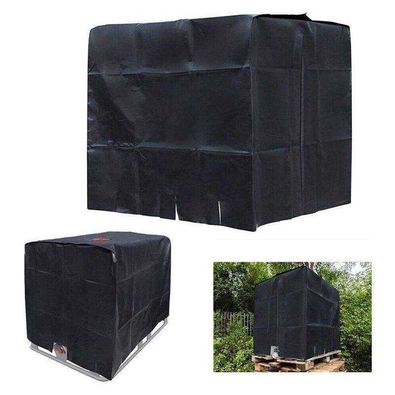 foto del prodotto telo di copertura per serbatoio ibc 120x100x116cm 1000l 210d impermeabile, copertura per serbatoio d acqua copertura protettiva per serbatoio