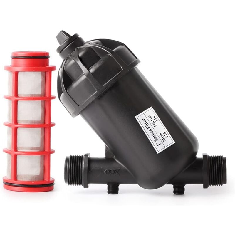 foto del prodotto filtro per irrigazione a goccia, 120 maglie, 130 micron, ideale per giardinaggio e agricoltura