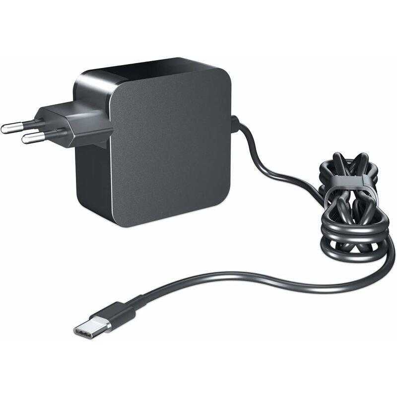 foto del prodotto caricabatterie usb c da 65 w per laptop lenovo, asus, hp, huawei, xiaomi, dell e altri