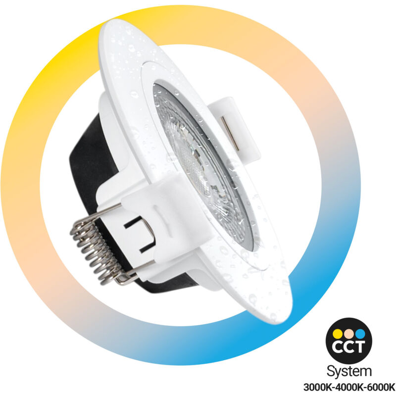foto del prodotto faretto da incasso led esterno 7w cct 630lm taglio 70mm
