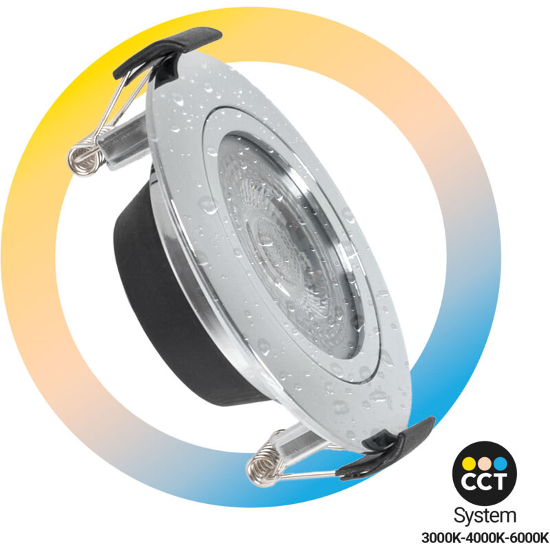 foto del prodotto faretto da incasso led esterno 7w cct 630lm taglio 70mm