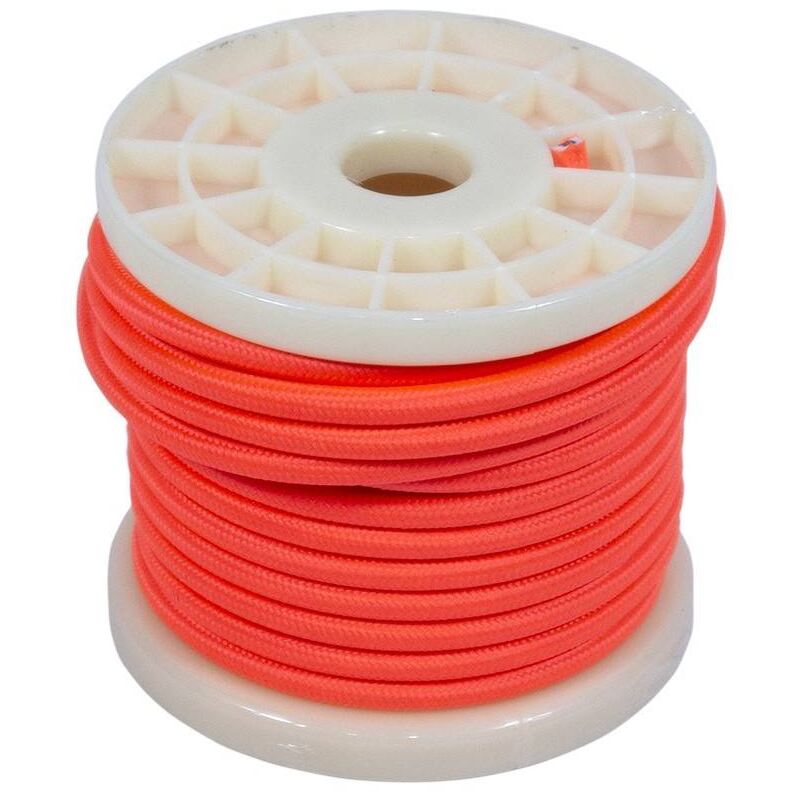 foto del prodotto cavo elettrico tessile decorativo 2x0,75 colori fluorescenti