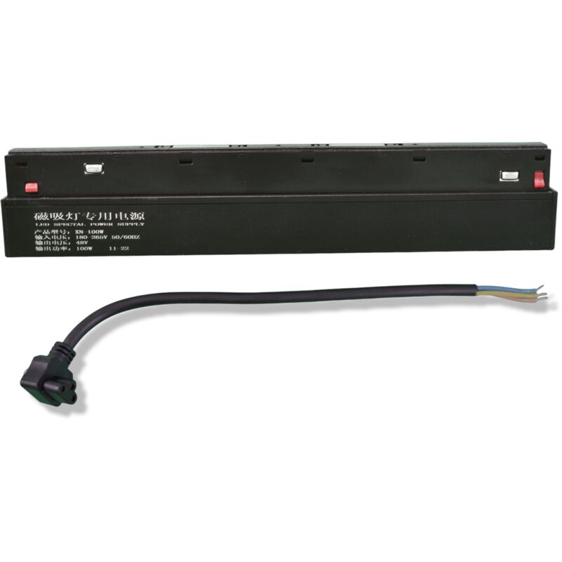 foto del prodotto alimentatore per binario magnetico 20mm 48v 100w